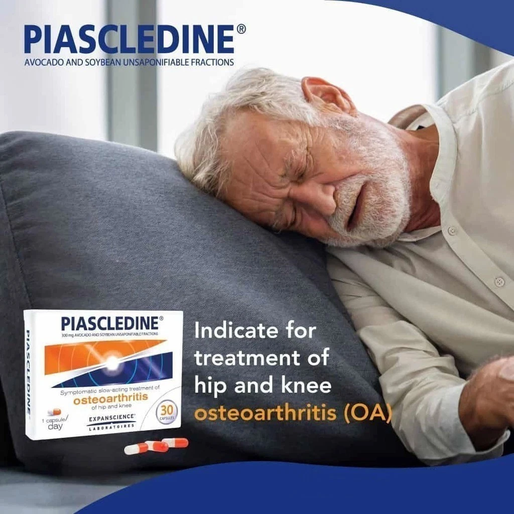 Piascledine 30 capsules natural osteoarthritis joint pain relief for hip and knee