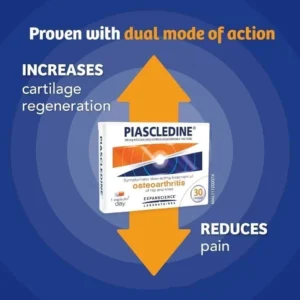 Piascledine 30 capsules natural osteoarthritis joint pain relief for hip and knee